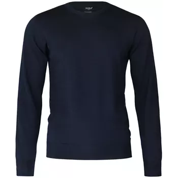 Nimbus Beaufort stickad tröja med merinoull, Navy