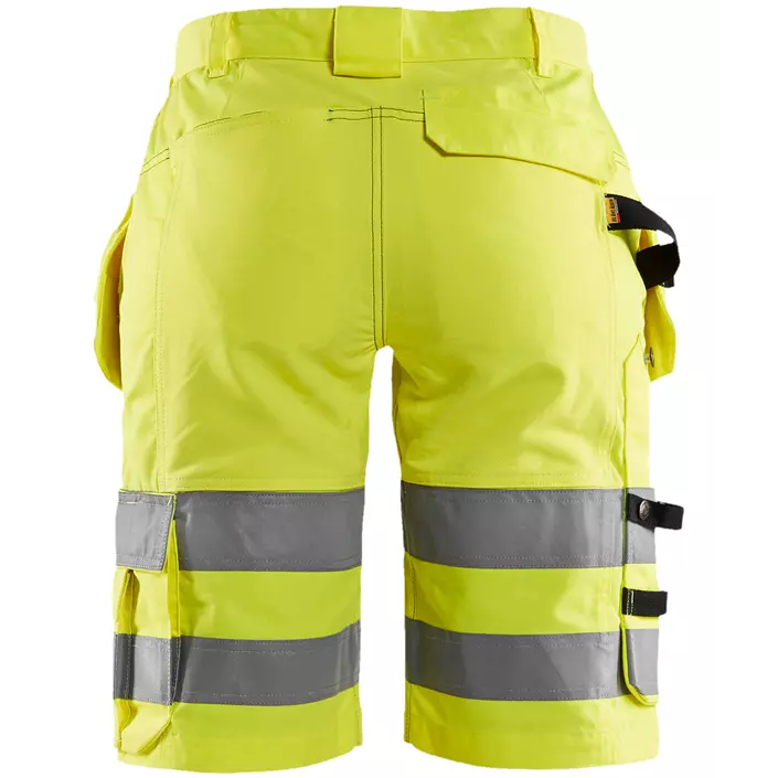 Blåkläder stretch craftsman shorts, Hi-Vis Yellow, large image number 1