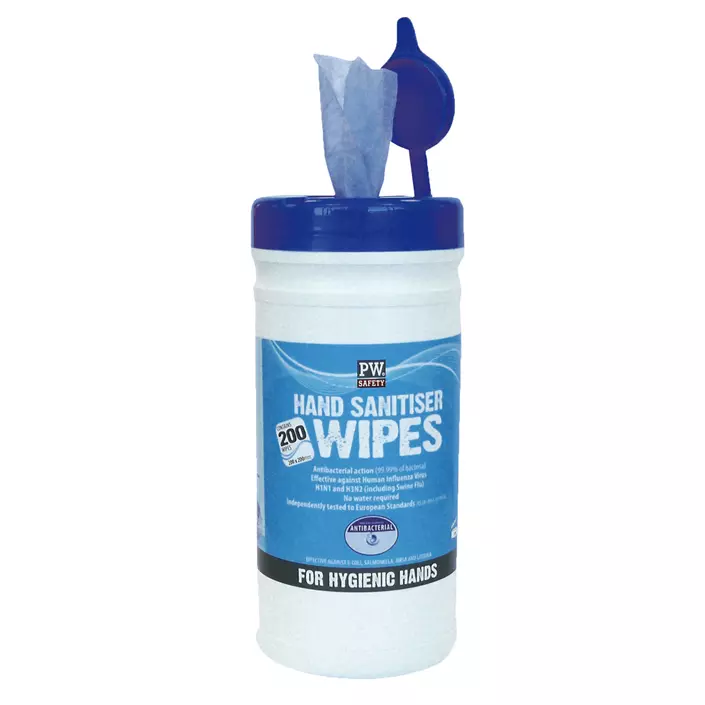Portwest 200 pcs. disinfecting hand wipes, Blue, large image number 0