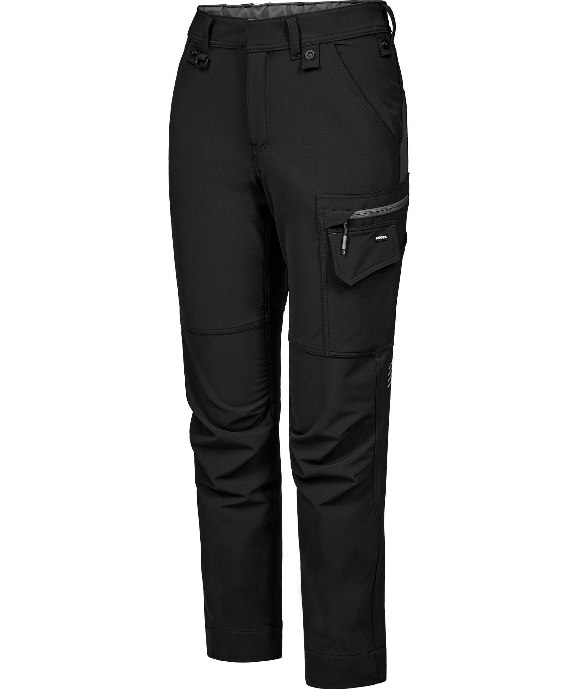 Engel Entire women's service trousers full stretch, Black/Anthracite Grey, large image number 4