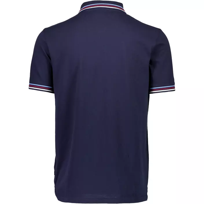 Bison Signature polo T-shirt, Navy, large image number 1