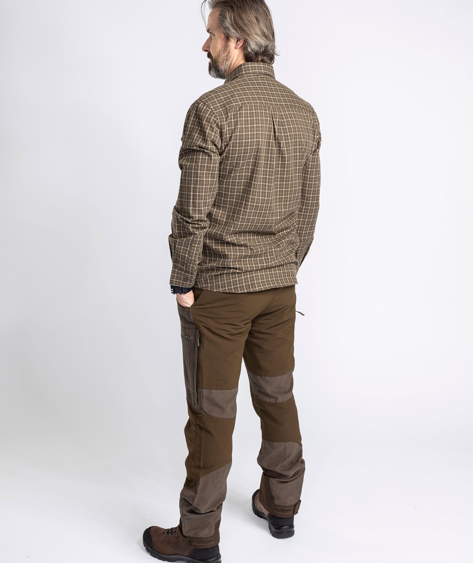 Pinewood Nydala Grouse skjorte, Moss green, large image number 5