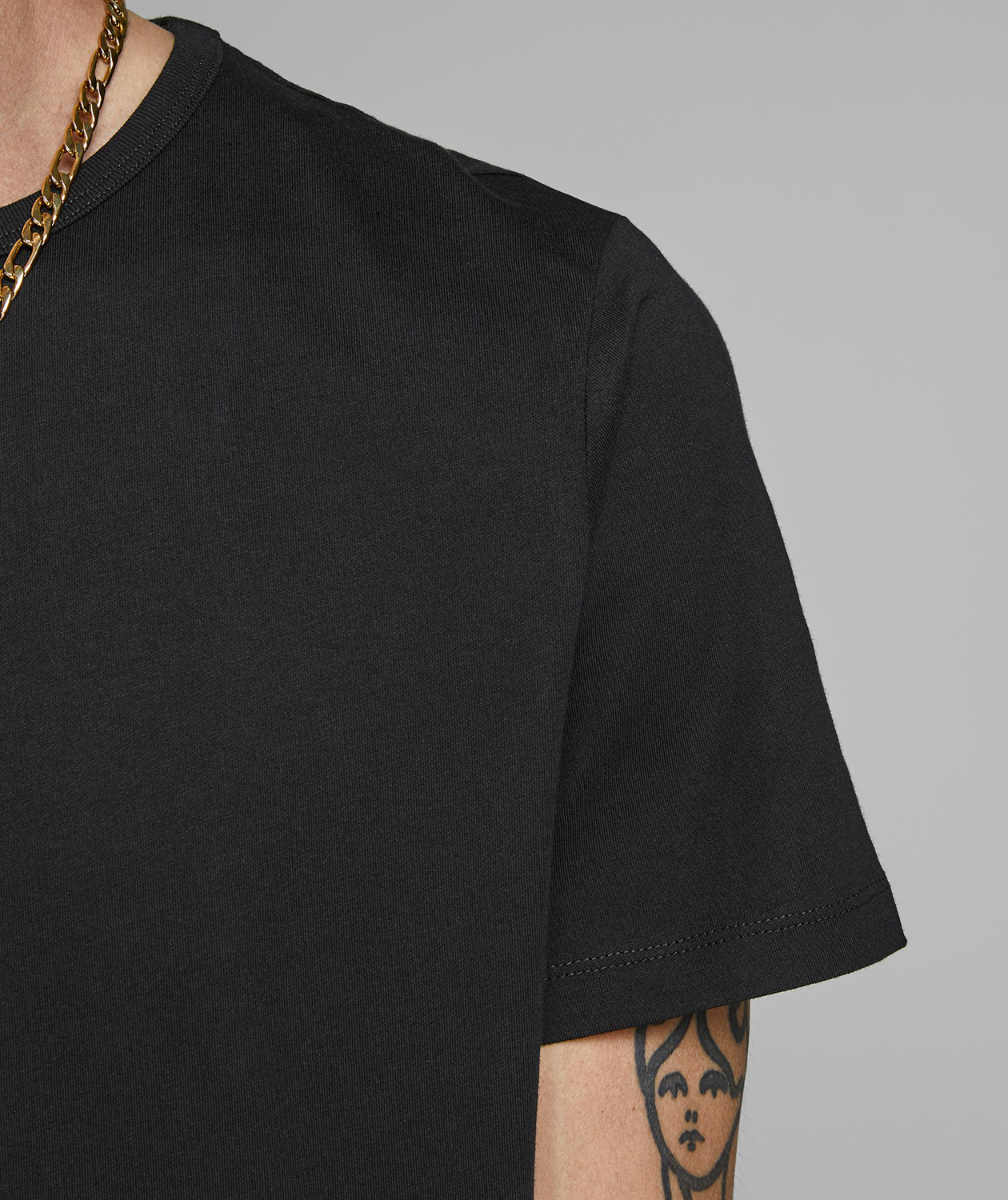 Jack & Jones JABASIC 2-pack kort&auml;rmad undertr&ouml;ja, Svart, large image number 5