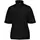 Cutter & Buck La Push women's halfzip short-sleeved windbreaker, Black, Black, swatch