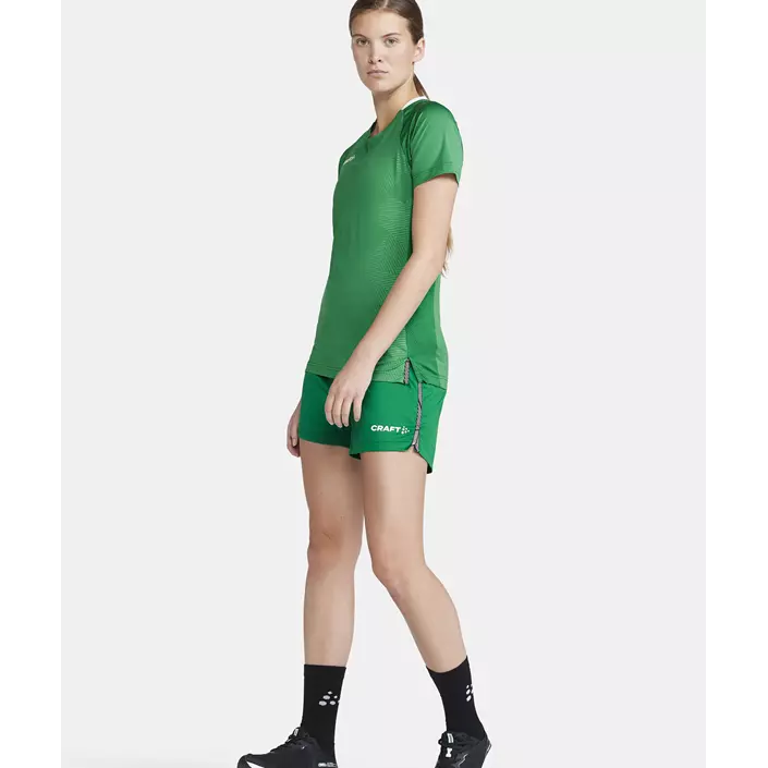 Craft Premier Solid Jersey dame T-shirt, Team green, large image number 1