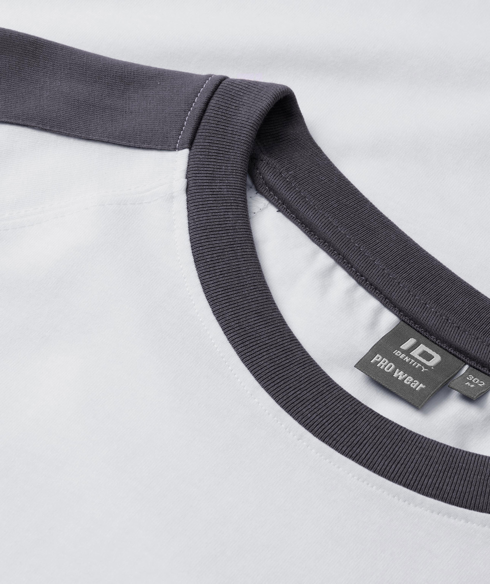 ID Pro Wear Kontrastfarben T-Shirt, Wei&szlig;, large image number 3