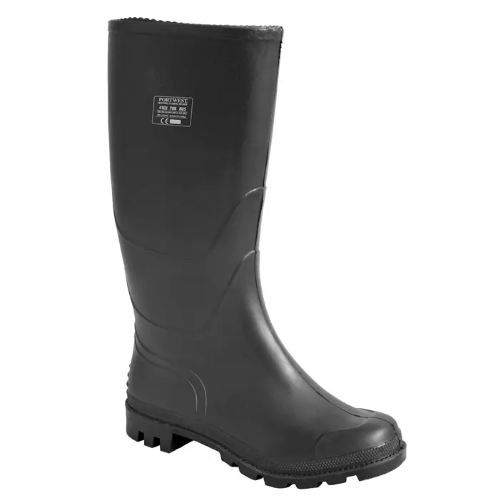 Portwest Wellington rubber boots O4, Black, large image number 0