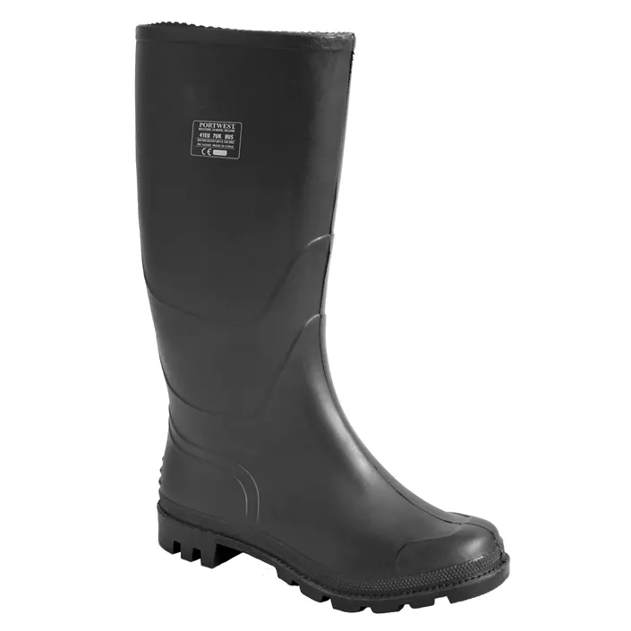 Portwest Wellington rubber boots O4, Black, large image number 0