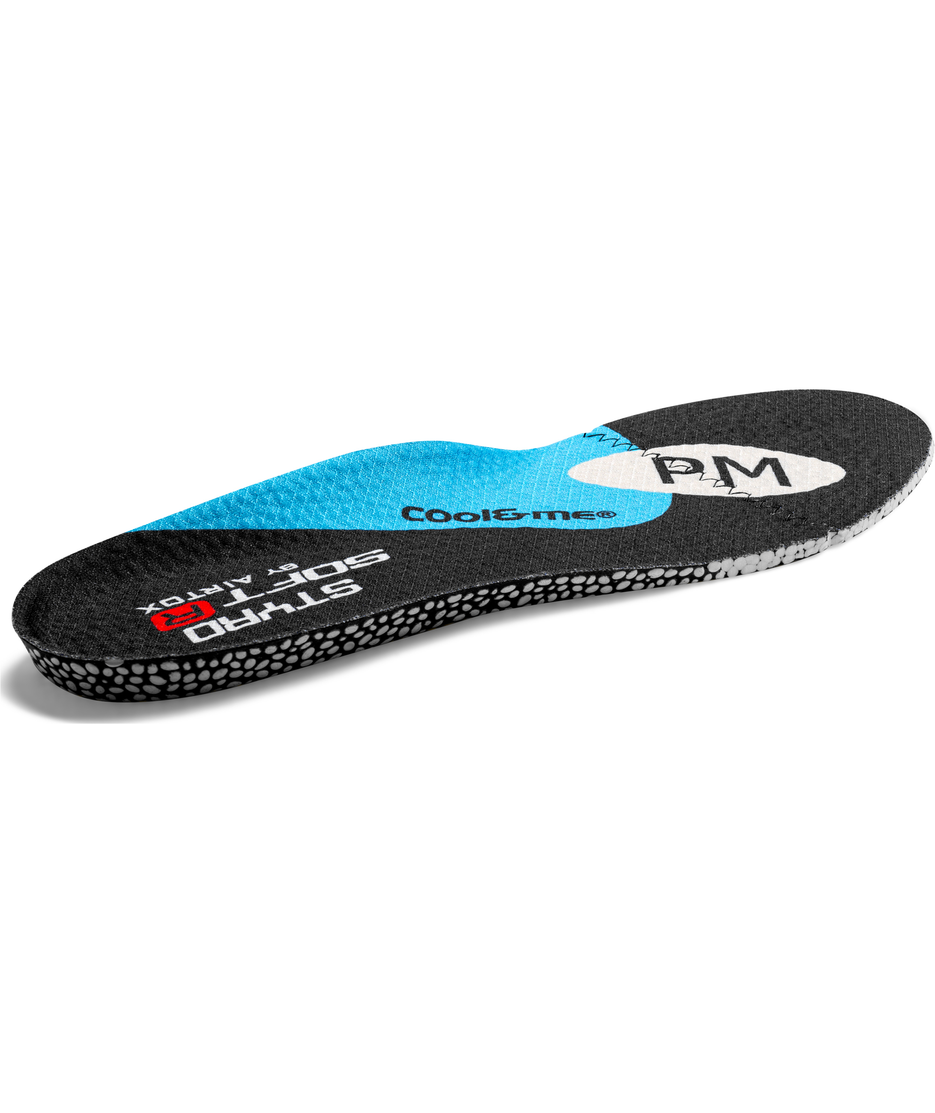 Airtox 10 StyroSoft basic insoles, Black/Blue, large image number 2