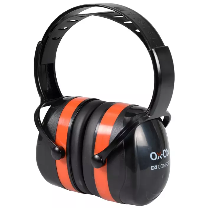 OX-ON D3 Comfort høreværn, Sort/Rød, Sort/Rød, large image number 0