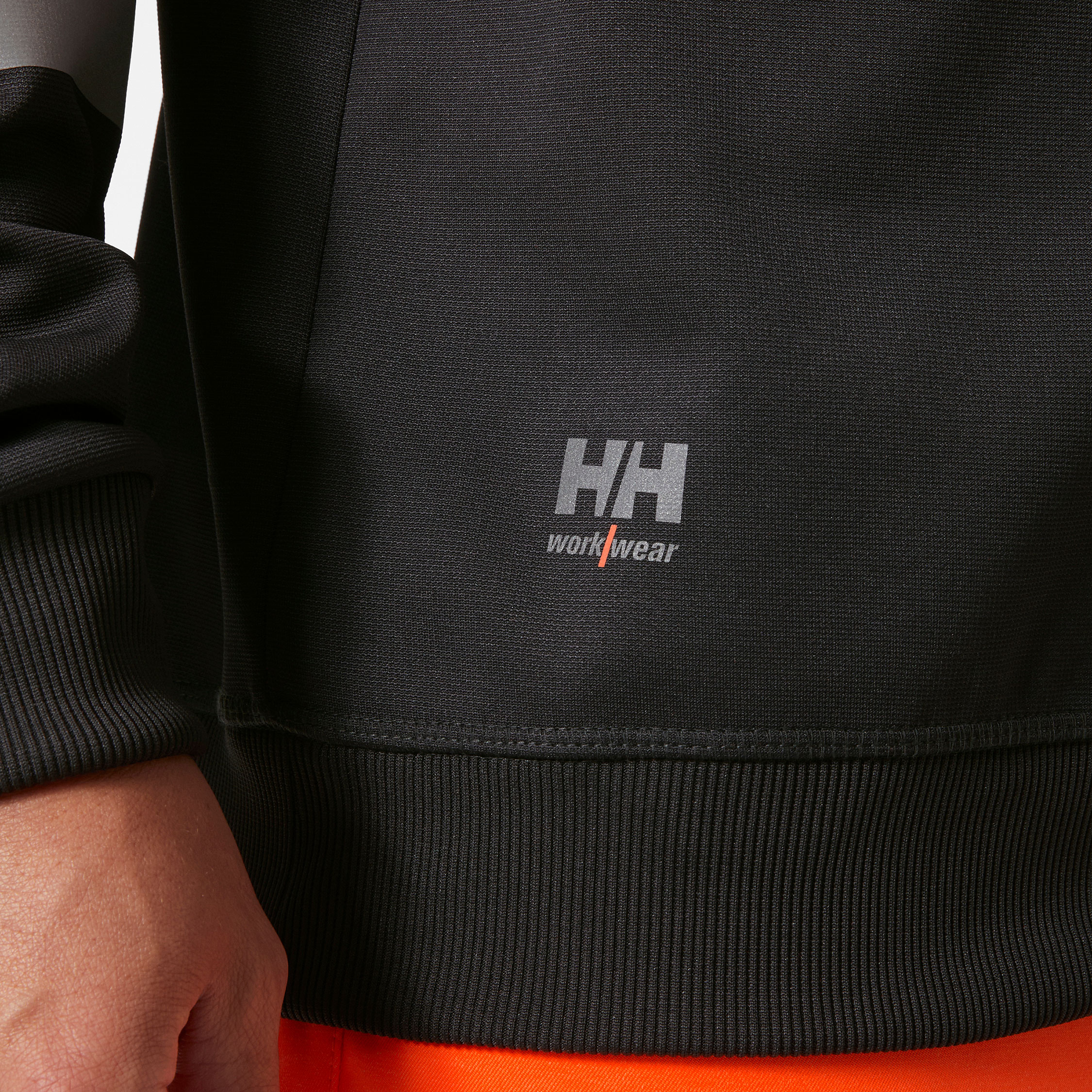 Helly Hansen Addvis sweatshirt, Hi-vis Orange/Ebony, large image number 5