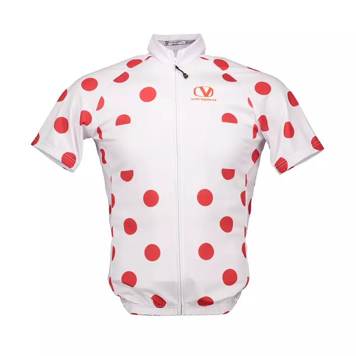 Vangàrd short-sleeved bike jersey, White/Red, large image number 0