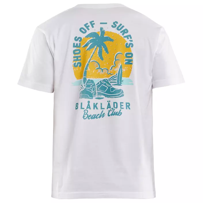 Blåkläder Beach Club T-shirt, Vit, large image number 1