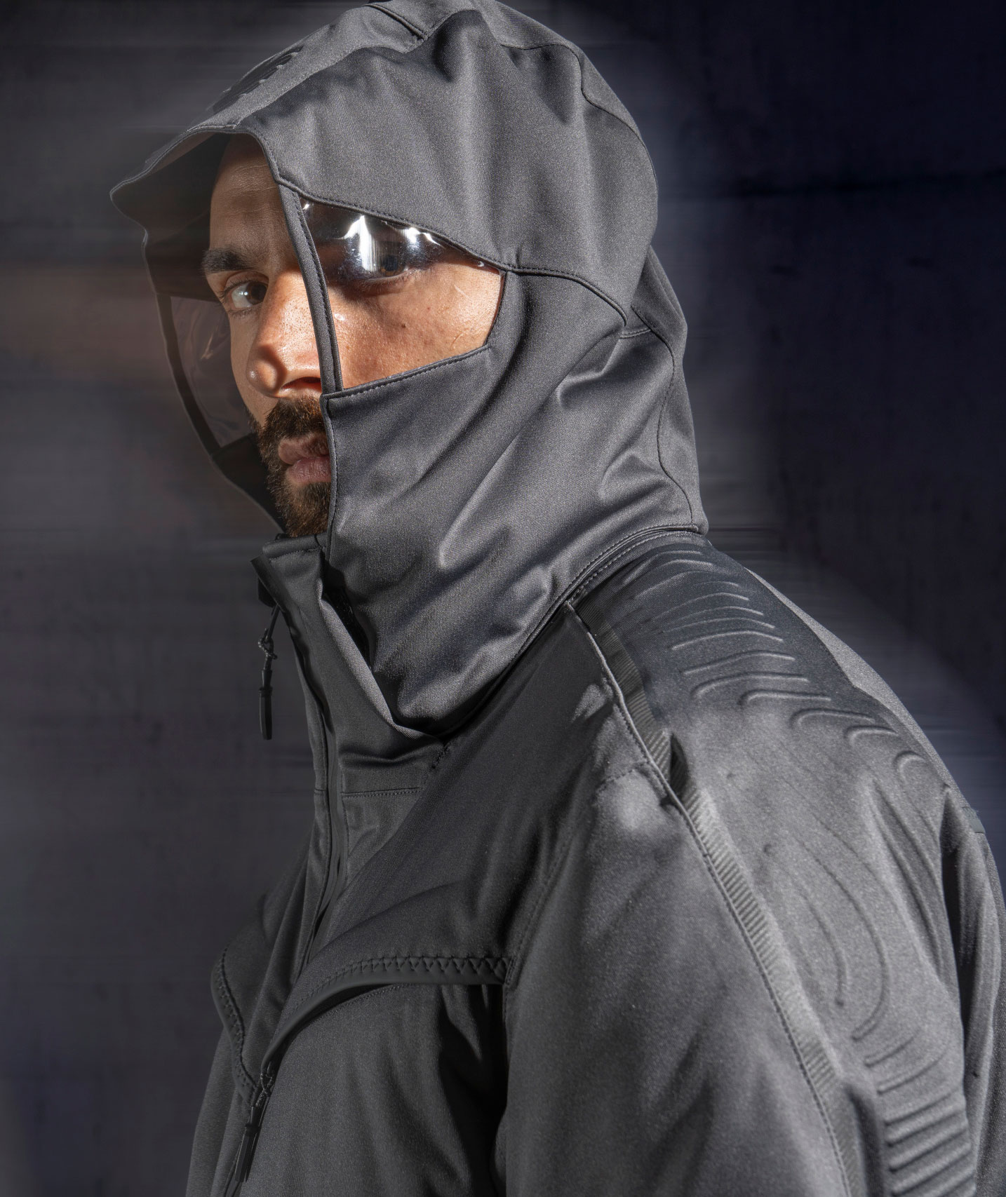 Mascot Customized winter jacket full stretch, Stone grey, large image number 5