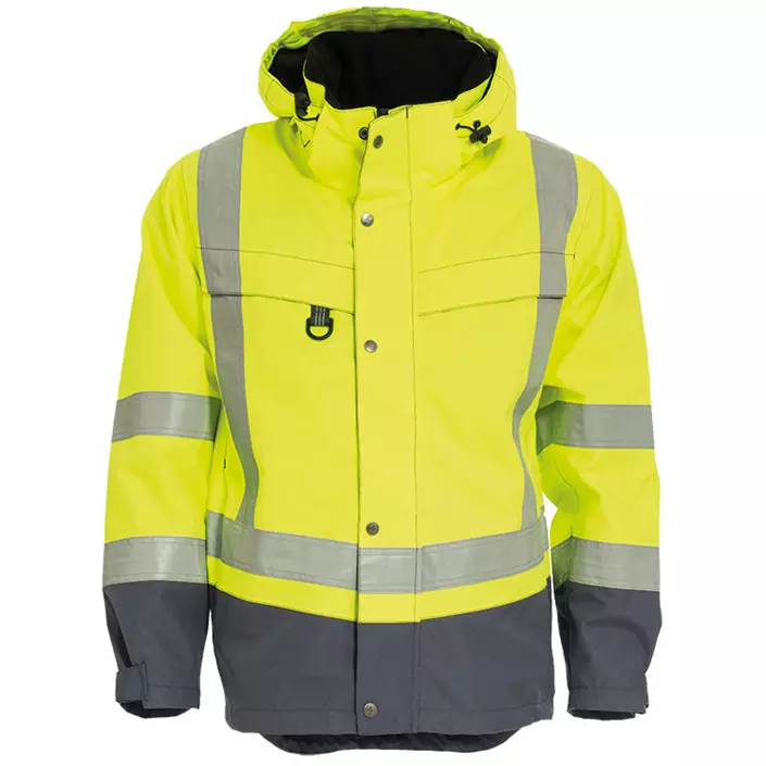Tranemo CE-ME shell jacket, Hi-vis Yellow/Grey, large image number 0