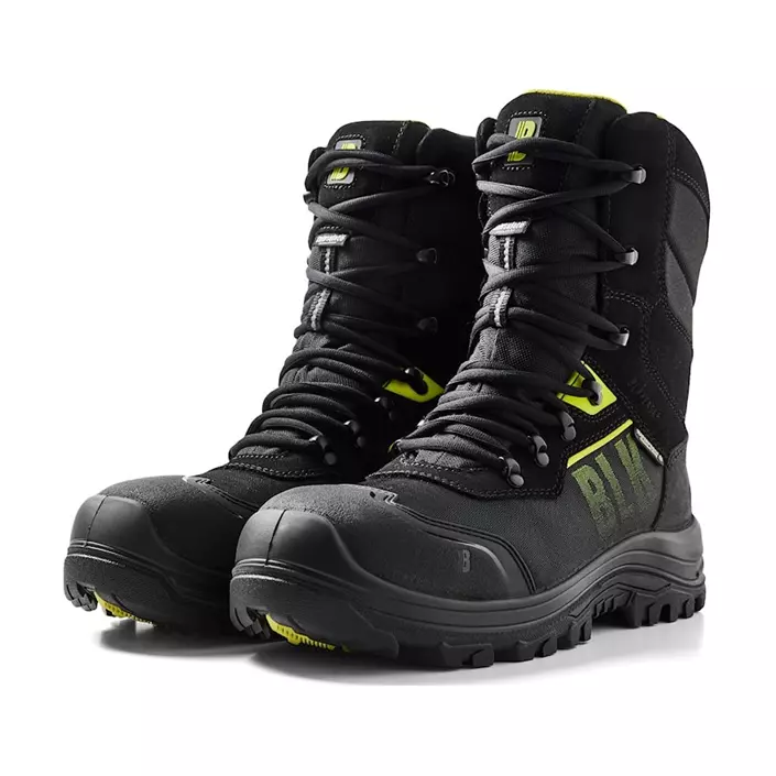 Blåkläder Storm vintersikkerhedsstøvler S3, Sort/Hi-Vis Gul, large image number 3