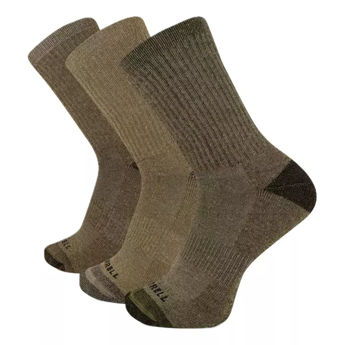Merrell socks 3-pack, Olive ass., large image number 0