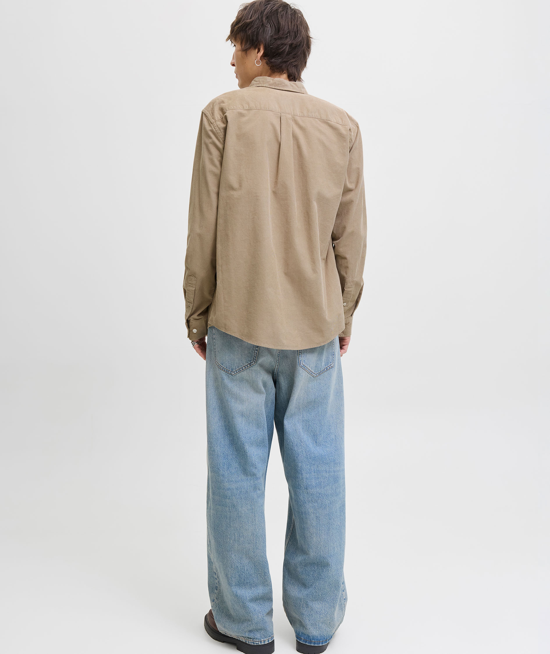 Jack & Jones JJECLASSIC Corduroy shirt, Crockery, large image number 2