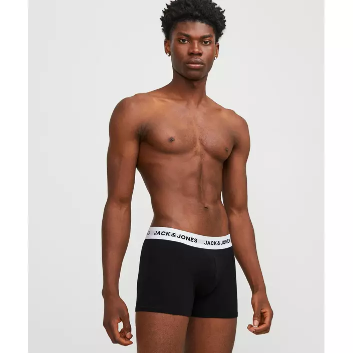Jack & Jones JACSOLID 5-pack kalsonger, Black/white, large image number 2
