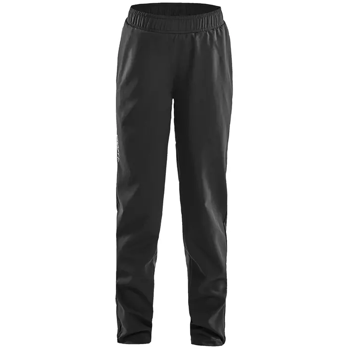 Craft Rush junior wind trousers, Black, large image number 0