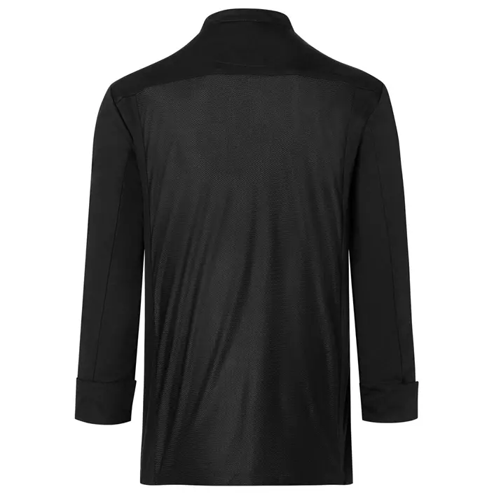 Karlowsky Basic langermet kokk T-skjorte, Svart, large image number 2