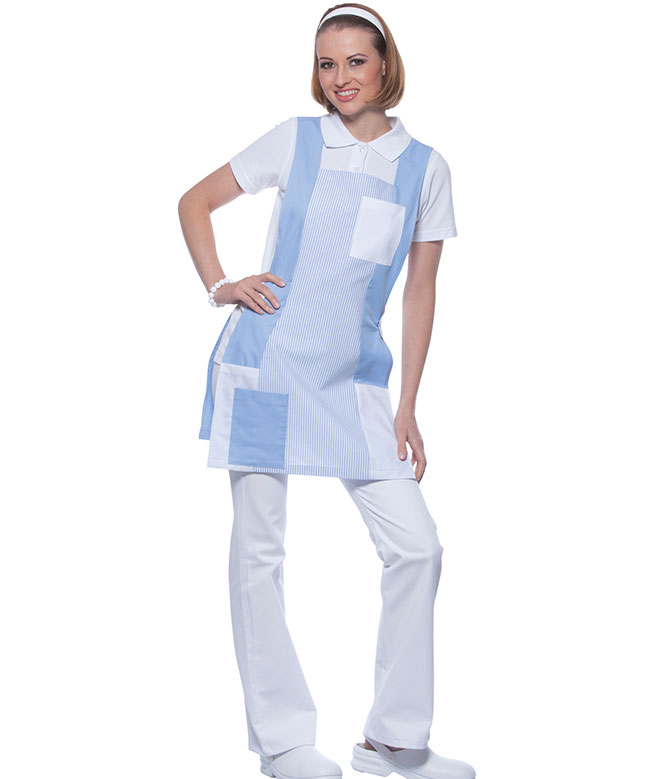 Karlowsky Nala dame sandwichforkl&aelig;de, Light blue/White, large image number 2