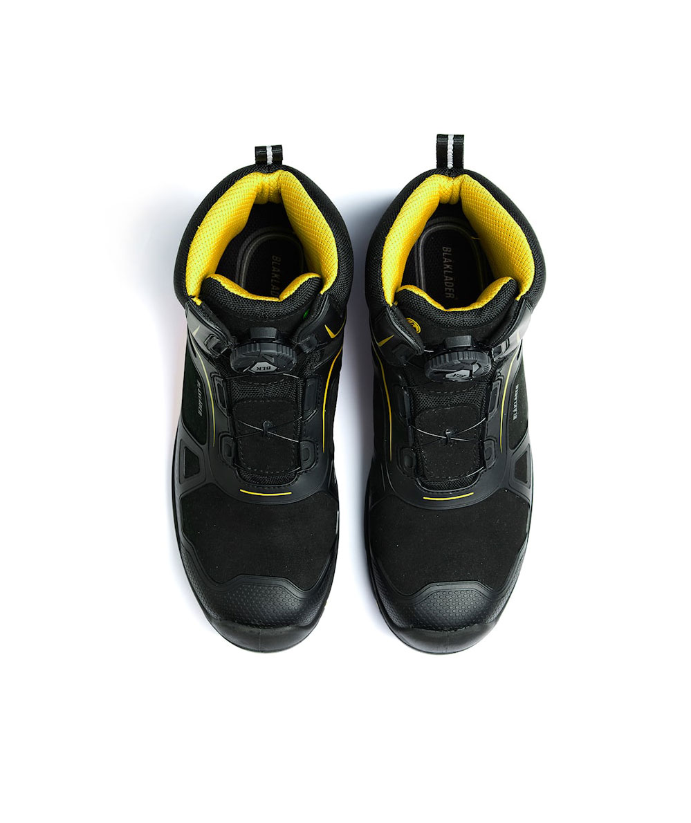 Bl&aring;kl&auml;der&nbsp;Gecko safety boots S3, Black/Yellow, large image number 2