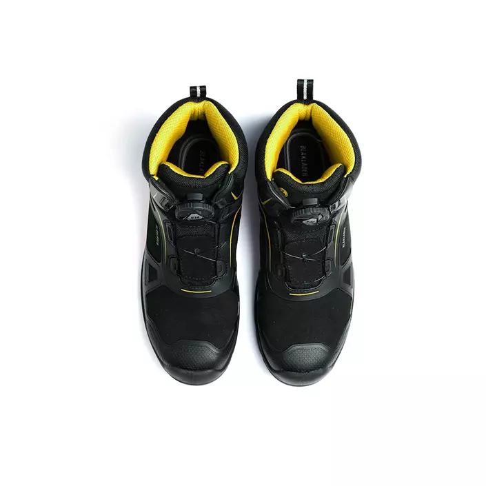 Blåkläder Gecko safety boots S3, Black/Yellow, large image number 2