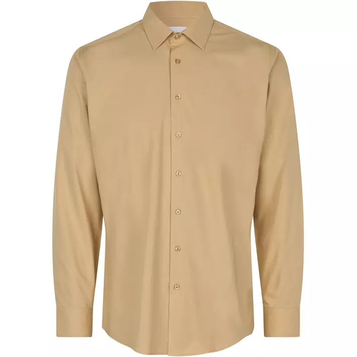 Seven Seas hybrid Slim fit skjorte, Sand, large image number 0