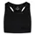 Zebdia Seamless dame sports BH, Sort, Sort, swatch
