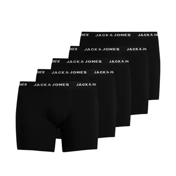 Jack & Jones Plus JACHUEY 5-pack boxershorts, Svart