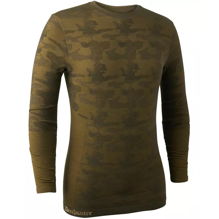 Deerhunter Camou baselayer sweater with merino wool, Beech Green, large image number 0