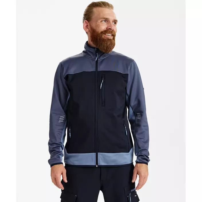 Engel Entire midlayer Cardigan, Deep Blue/Dark Sea, large image number 1