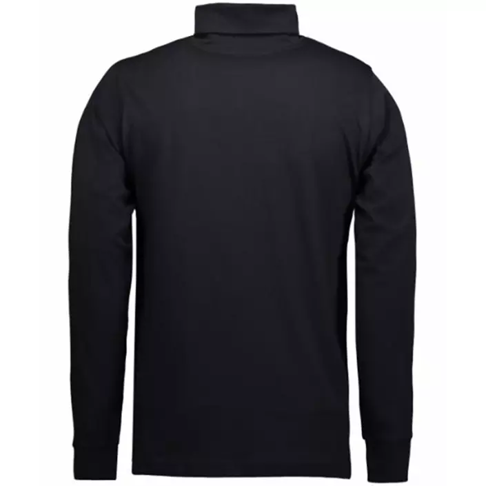 ID T-Time T-shirt with turtleneck, long-sleeved, Black, large image number 3