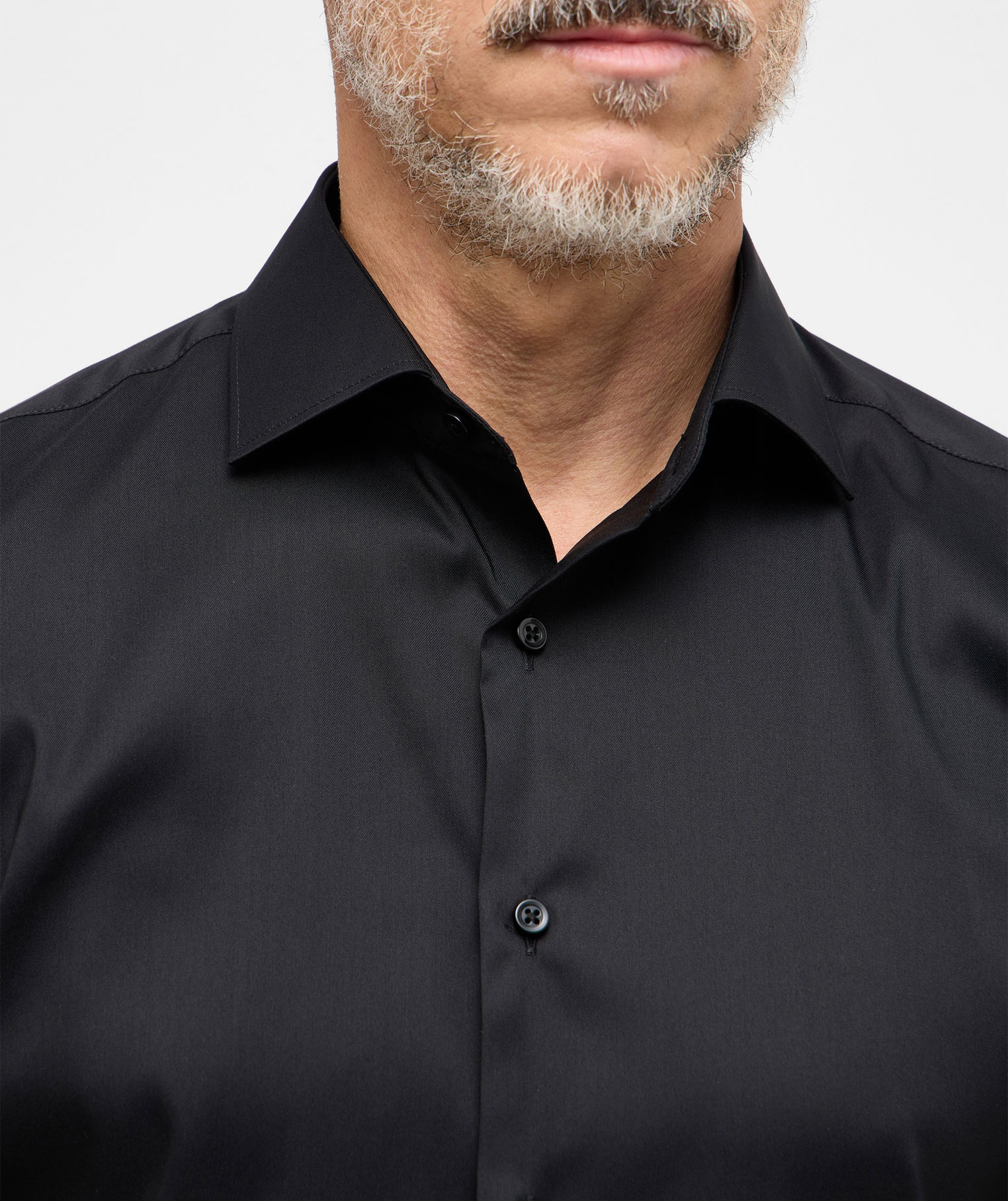 Eterna Performance Slim Fit shirt, Black, Black, large image number 2