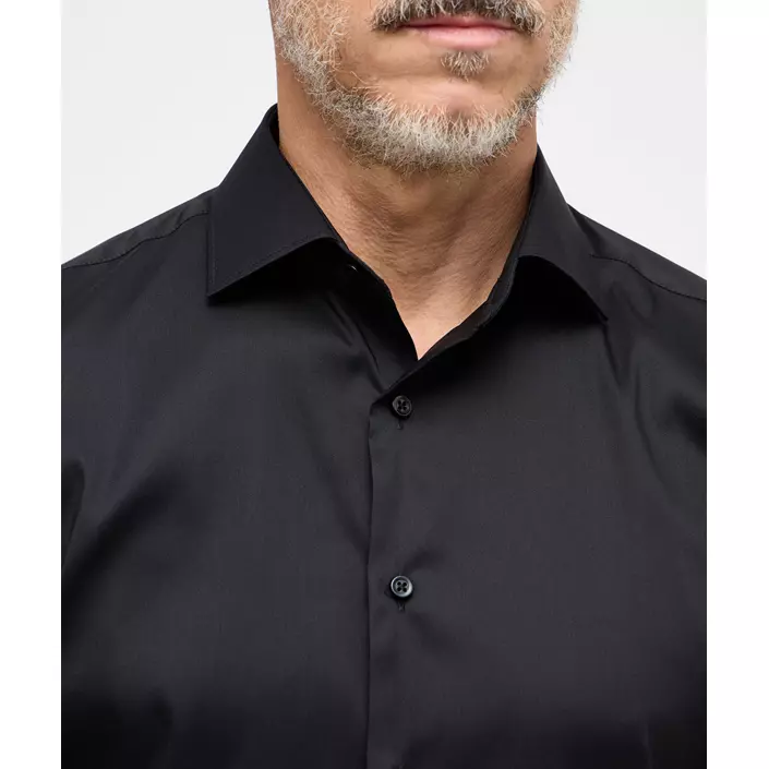Eterna Performance Slim Fit skjorte, Black, large image number 2