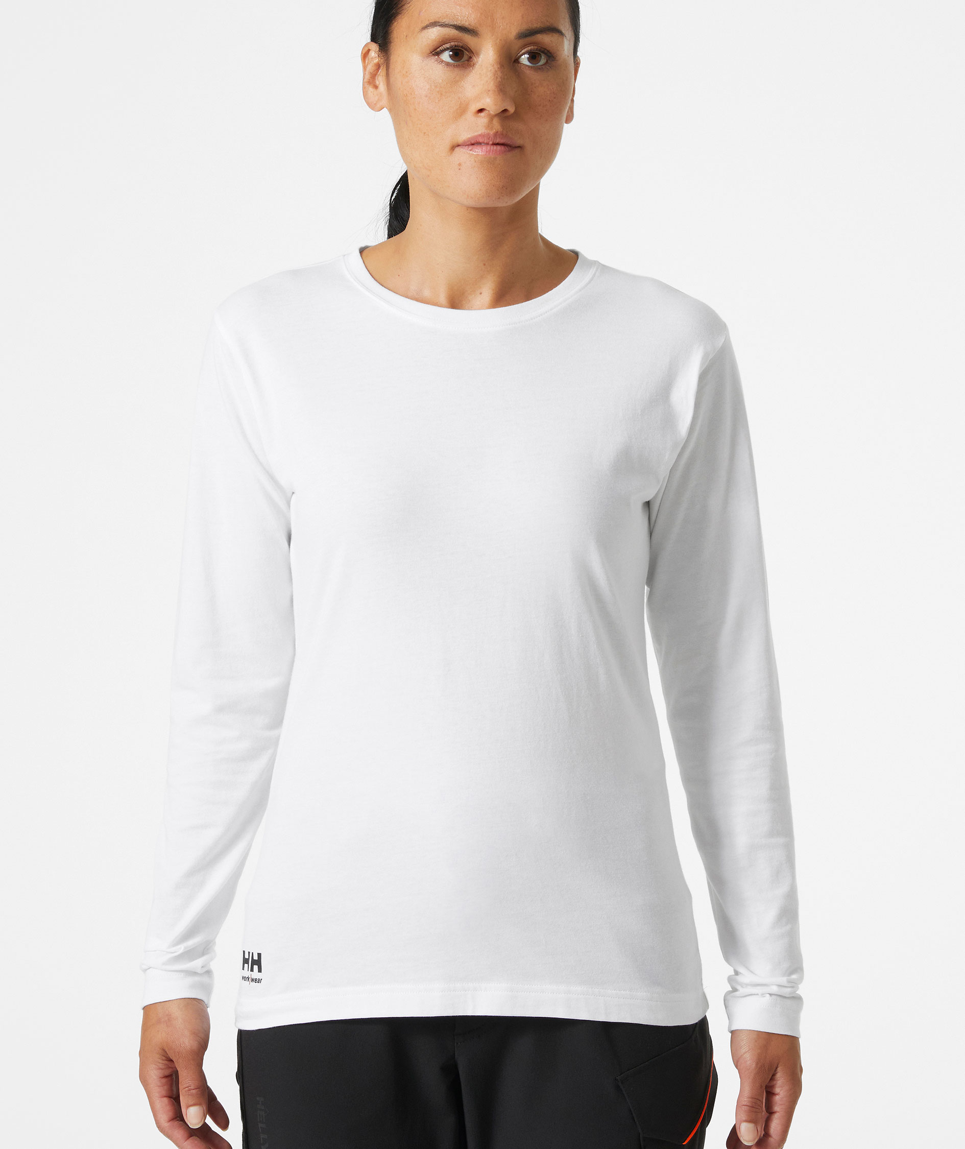 Helly Hansen Classic long-sleeved women's T-shirt, White