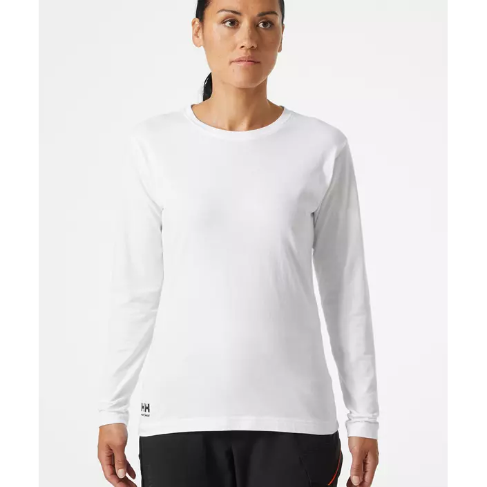 Helly Hansen Classic long-sleeved women's T-shirt, White, large image number 1