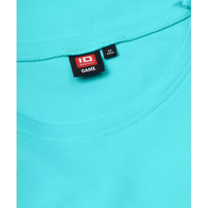 ID Interlock langermet dame T-skjorte, Mint, large image number 3