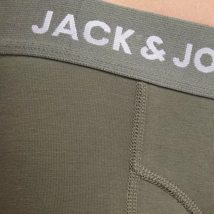 Jack & Jones JACROB SOLID 3er-Pack Boxershorts, Agave Green, large image number 3