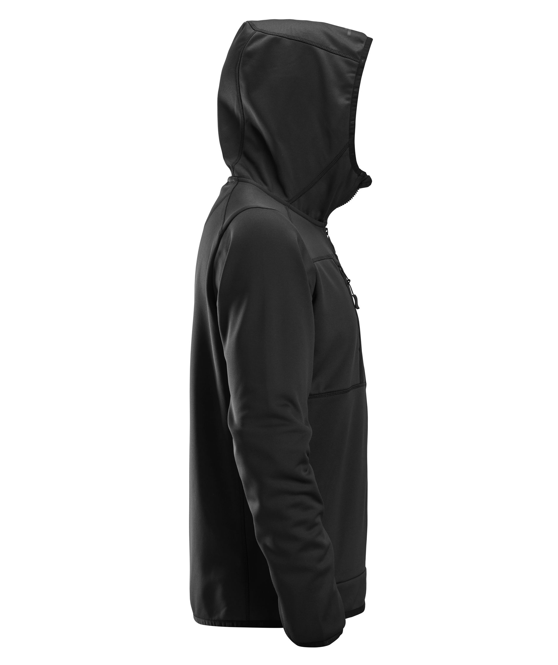 Snickers AllroundWork fleece hoodie 8058, Black, large image number 2