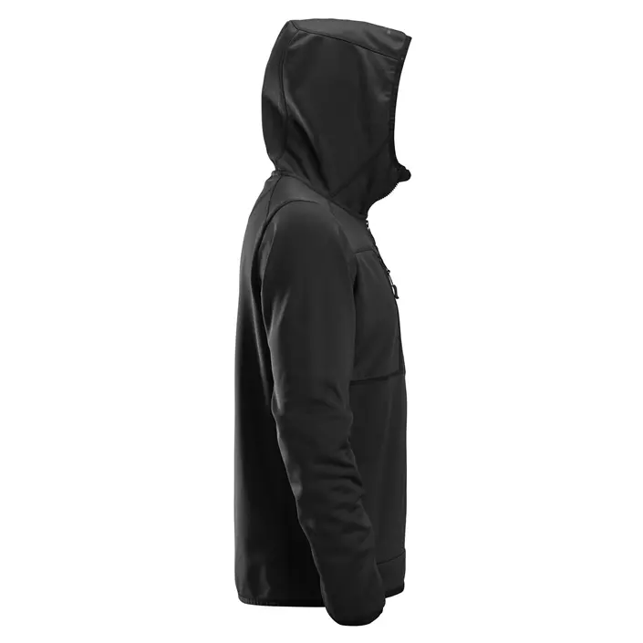 Snickers AllroundWork fleece hoodie 8058, Black, large image number 2