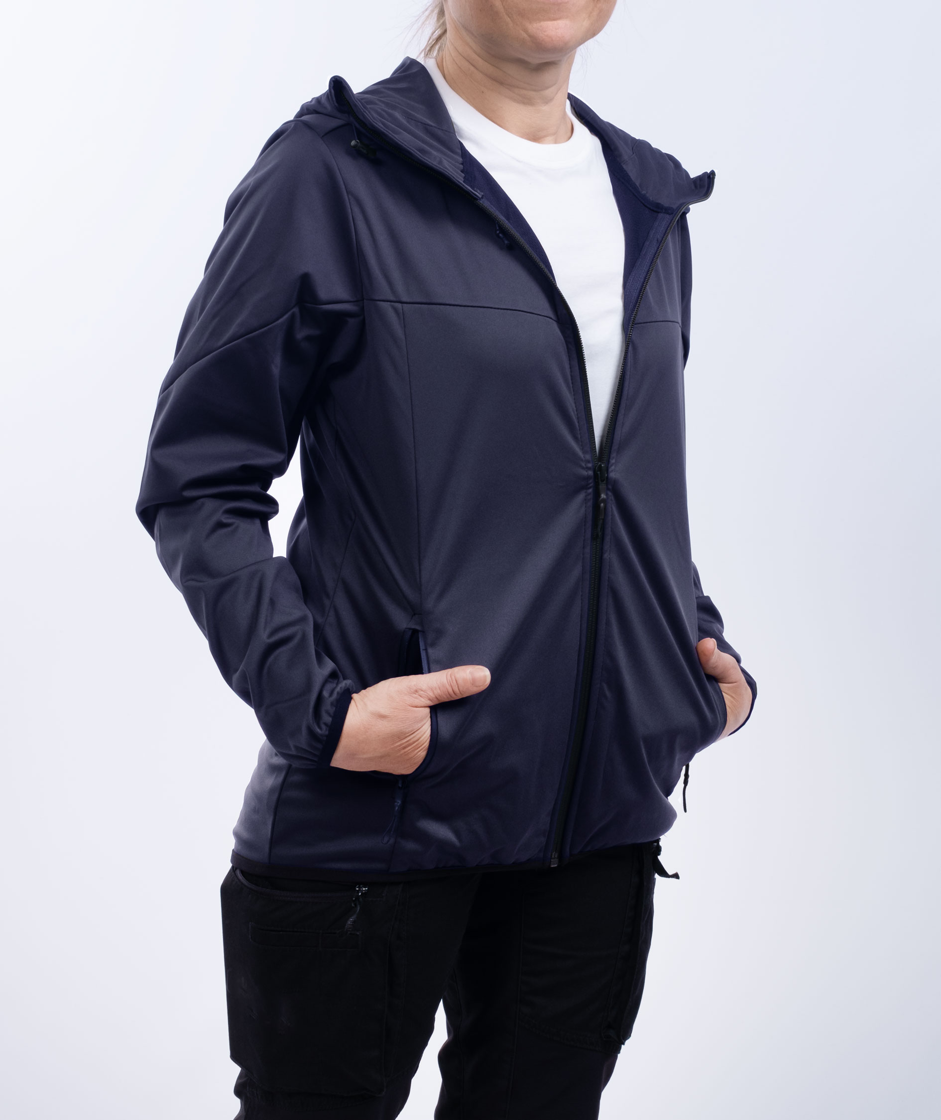 Pitch Stone Damen Softshelljacke, Navy
