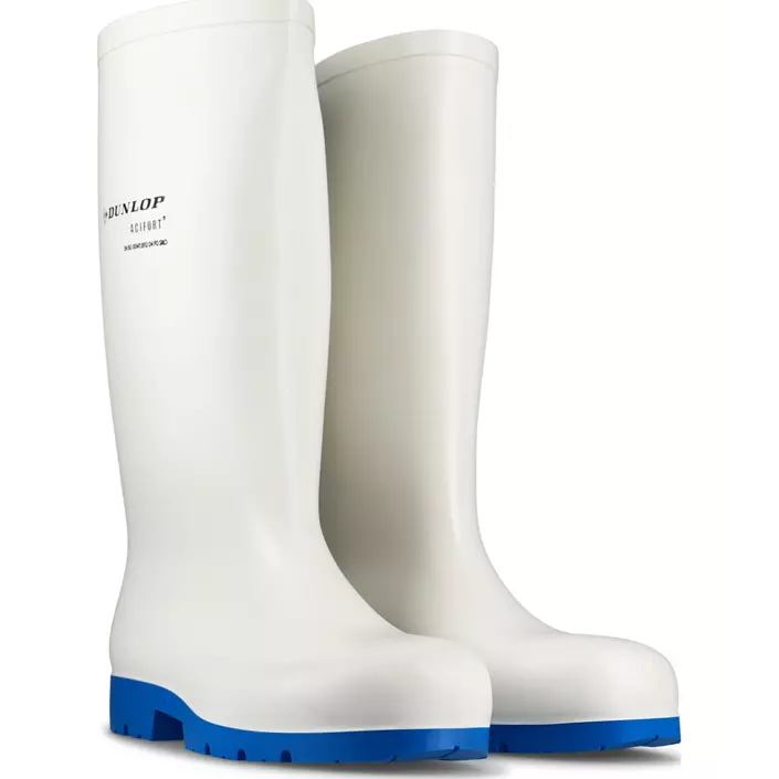 Dunlop Acifort Classic+ safety rubber boots S4, White, large image number 3