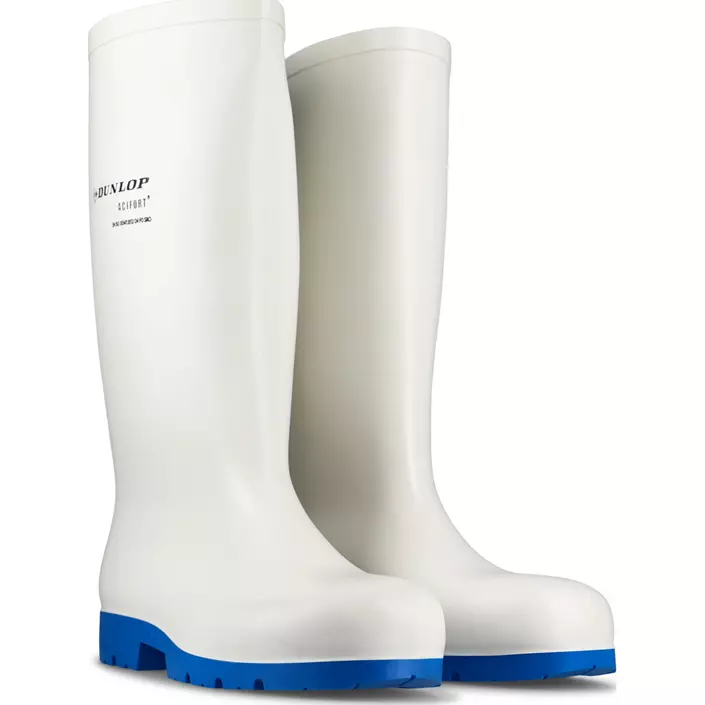 Dunlop Acifort Classic+ safety rubber boots S4, White, large image number 3