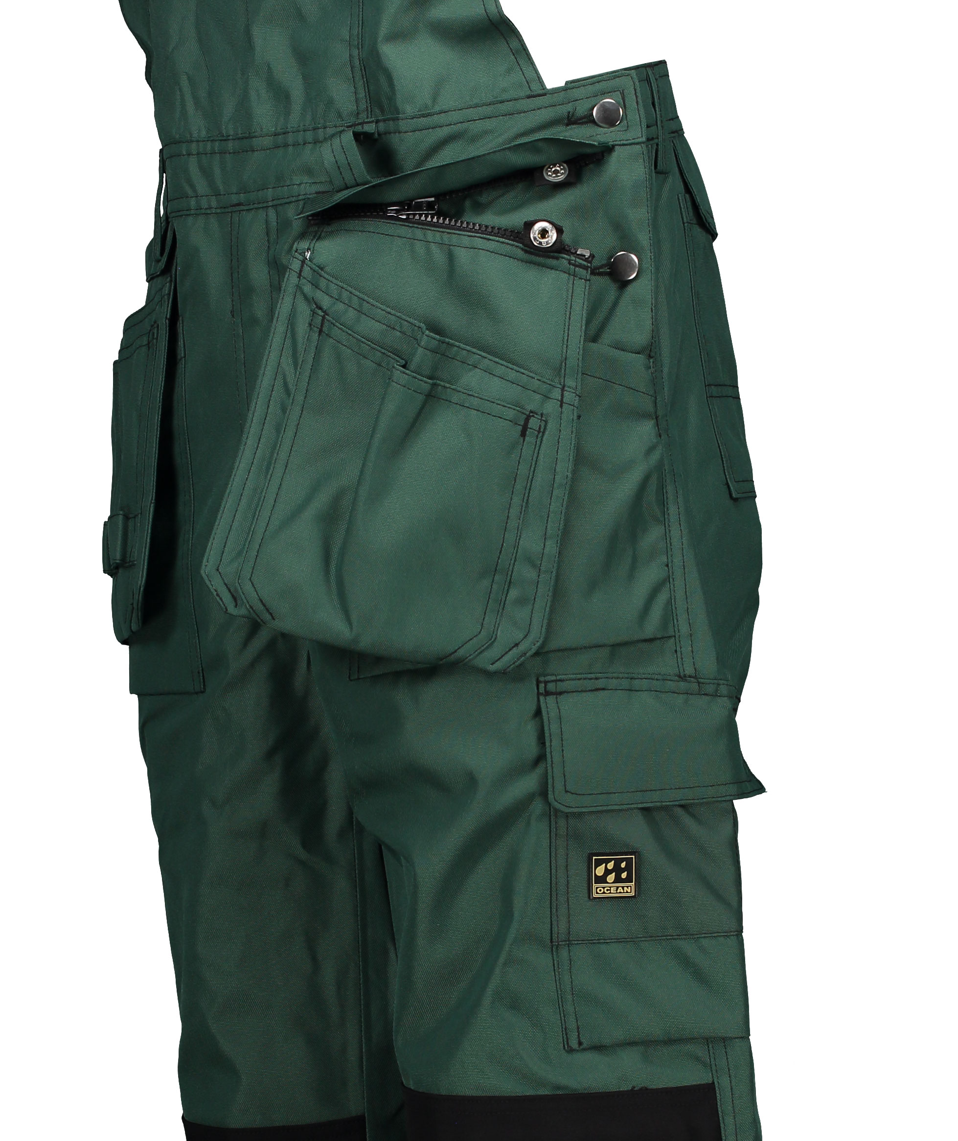 Ocean Medusa overalls, Olive, large image number 2