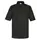 Portwest Surrey short-sleeved chefs jacket, Black, Black, swatch