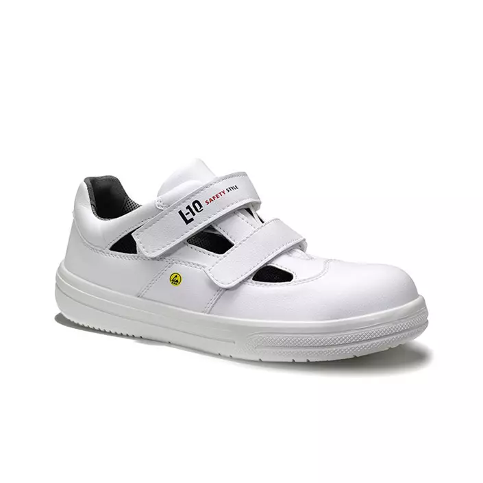 Elten Pure Easy Low sikkerhedssandaler S1, Hvid, large image number 0