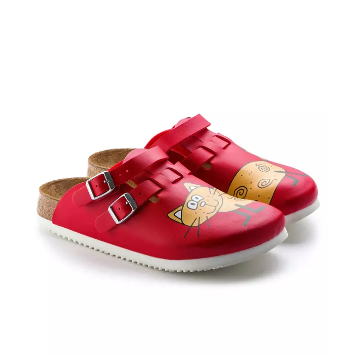 Birkenstock Kay SL Narrow Fit women's sandals, Red, large image number 4