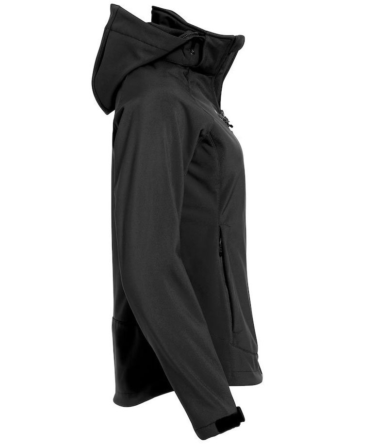 Clique Milford women's softshell jacket, Black, large image number 3